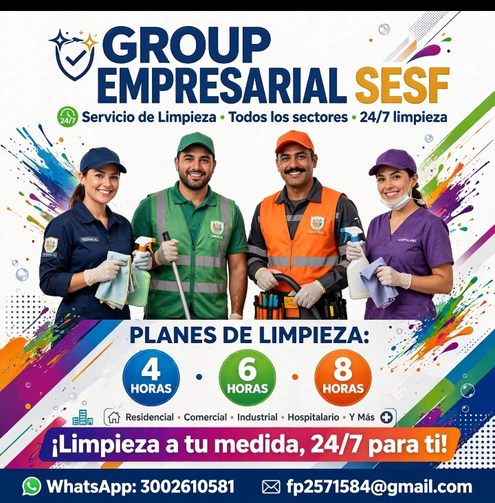 Planes de limpieza 24/7 SESF
