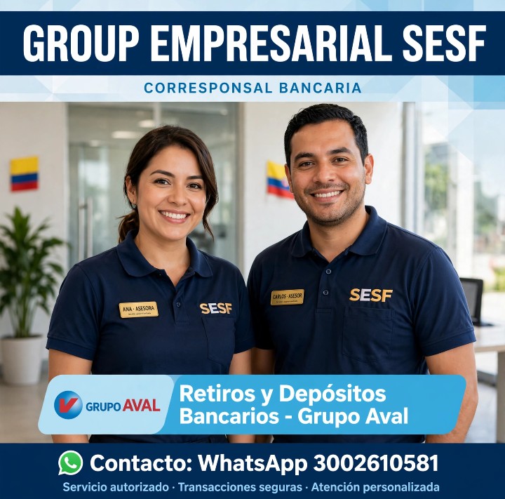 Retiros y depósitos bancarios Grupo Aval SESF