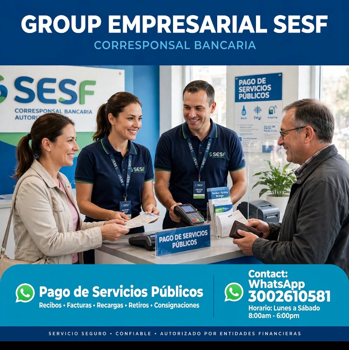 Pago de servicios públicos SESF, recibos y facturas