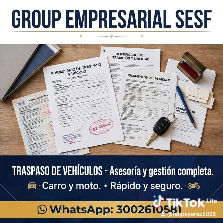 Traspaso de vehículos SESF, asesoría y gestión completa