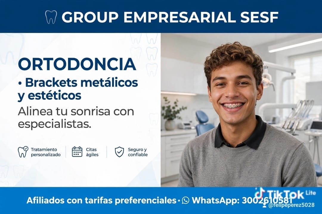 Ortodoncia SESF, brackets metálicos y estéticos