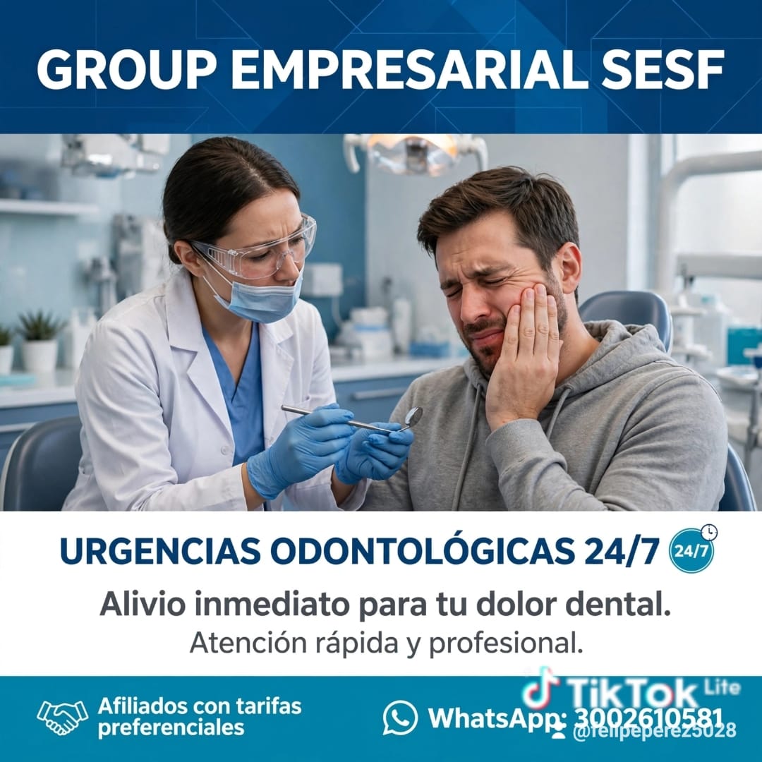 Urgencias odontológicas 24/7 SESF
