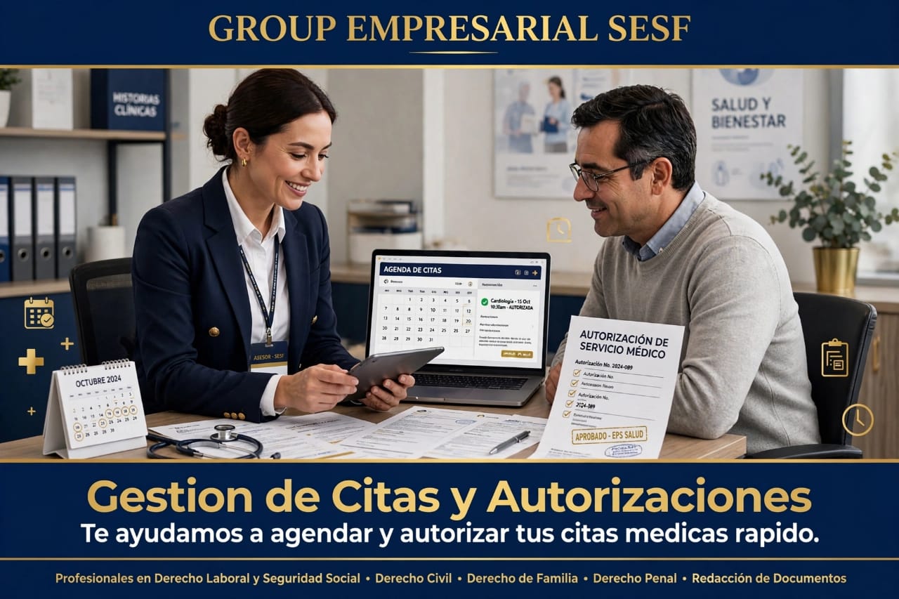 Gestión de citas y autorizaciones médicas SESF