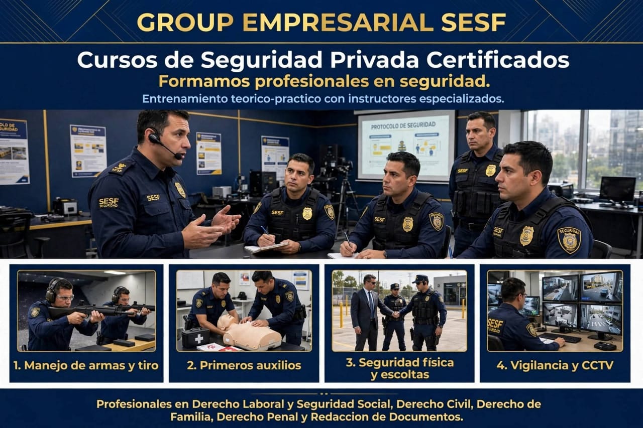 Formación certificada en seguridad privada SESF