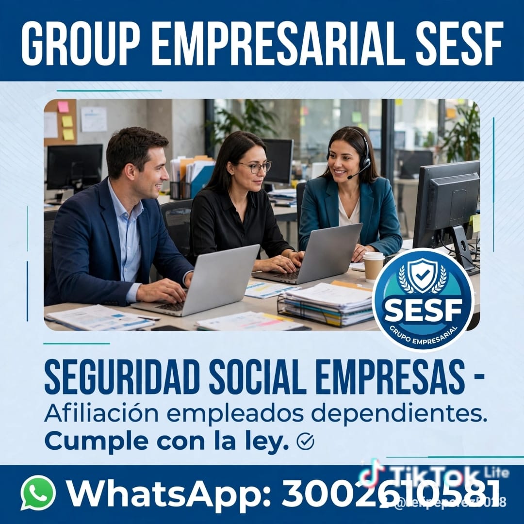 Seguridad social para empresas y empleados dependientes SESF